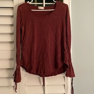 maroon altar’d state long sleeve